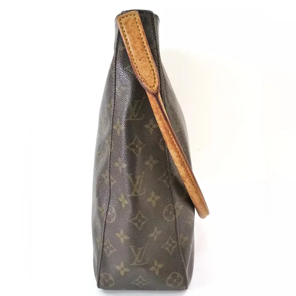Authentic LOUIS VUITTON Looping GM Monogram Shoulder Tote Bag Purse - Picture 3 of 16